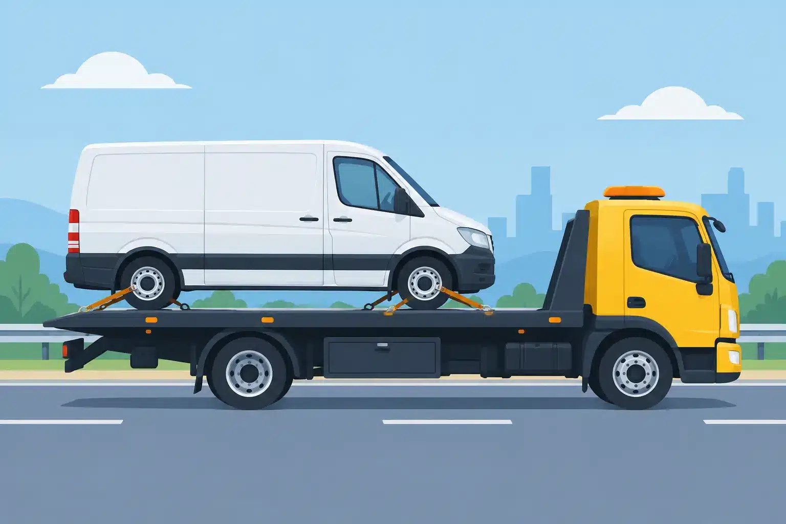 Do Recovery Trucks Tow Vans? What to Expect
